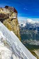 Mont Blanc Massif In The French Alps