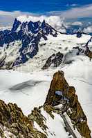 Mont Blanc Massif In The French Alps