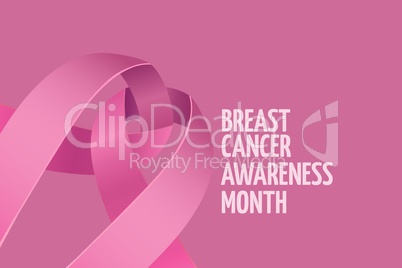 Breast cancer awareness month concept