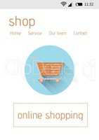 Online shopping interface