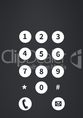 Phone keyboard interface