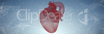 Composite image of vector image ofÃ?Â 3d human heart