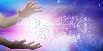 Composite image of hands gesturing against white background