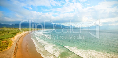 Idyllic view of waves in sea