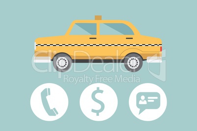 Taxi App interface