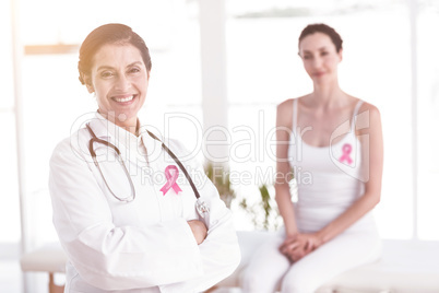 Composite image of breast cancer awareness ribbon Composite image of breast cancer awareness ribbon