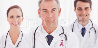 Composite image of prostate cancer awareness ribbon