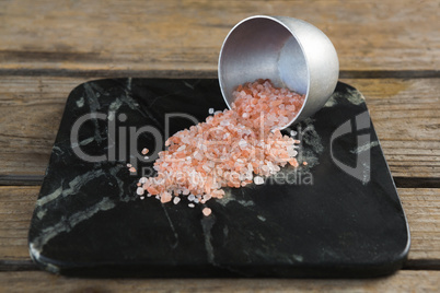Himalayan salt on board