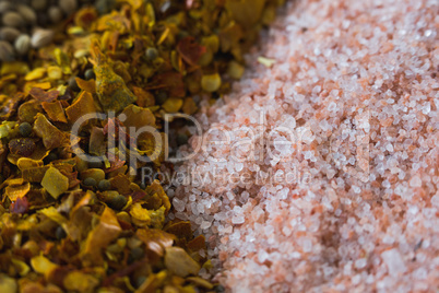 Himalayan salt and spices