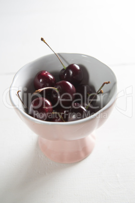 Cherries in bowl