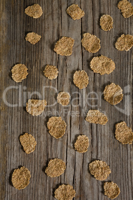 Wheaties cereal on wooden table