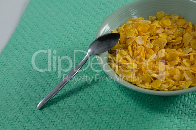 Bowl of wheaties cereal