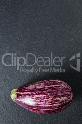 Close-up of eggplant on slate