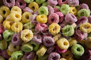 Close-up of froot loops