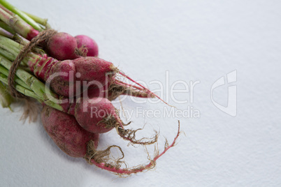 Beetroots on a white background