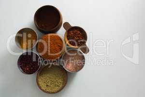Various spices in bowl