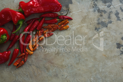 Red Chilies, dried red chili pepper and capsicum