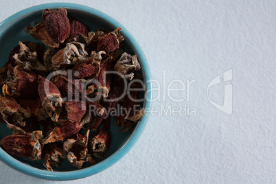 Bowl of dried berries