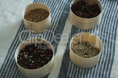 Various spices in bowl