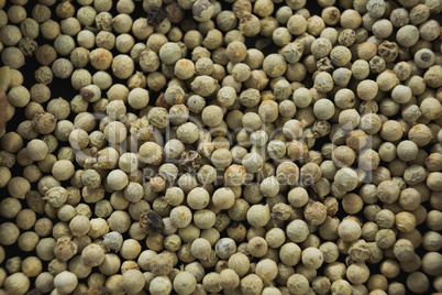 Close-up of white peppers