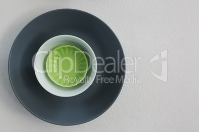 Various bowls on white background