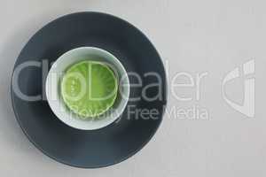 Various bowls on white background