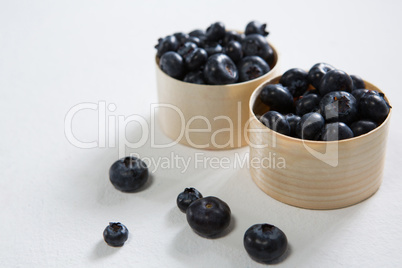 Bowl of blueberries