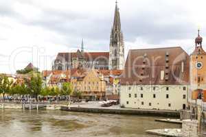 Regensburg an der Donau, Bayern, Deutschland