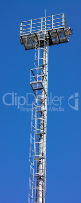 lighting mast at day