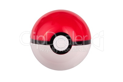 plastic game toy ball isolated