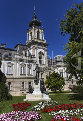 Count Gyorgy Laszlo Festetics de Tolna statue, Festetics Palace, Keszthely, Hungary