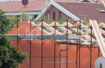 house roof construction