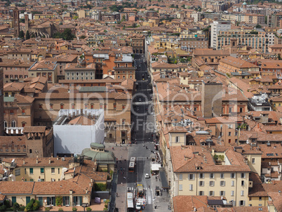 Aerial view of Bologna