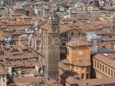 Aerial view of Bologna