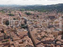 Aerial view of Bologna