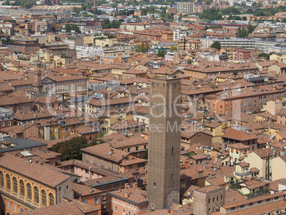 Aerial view of Bologna