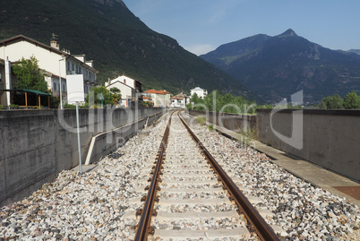 railway track perspective