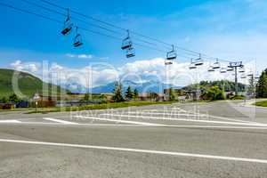 Alp d Huez Place in the French Alps