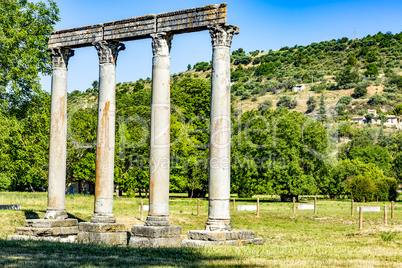 Roman temple of Riez in southern France