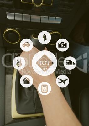 Interface against person in the car