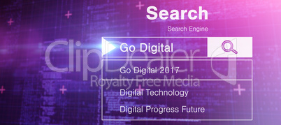 Composite image of composite image of search engine page