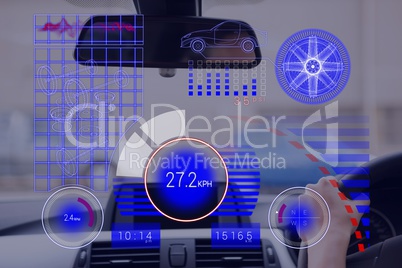 Car interface against person in the car