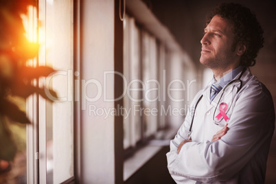 Composite image of breast cancer awareness ribbon Composite image of breast cancer awareness ribbon