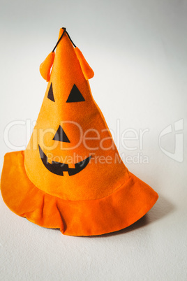 High angle view of witch hat