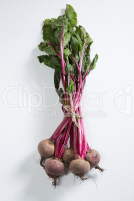 Beetroots on a white background Beetroots on a white background