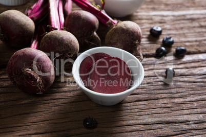 Close-up of beetroot