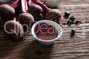 Close-up of beetroot