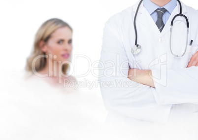 doctor and woman