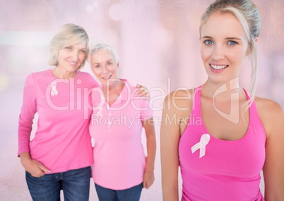 pink breast cancer awareness women