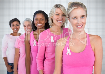 pink breast cancer awareness women